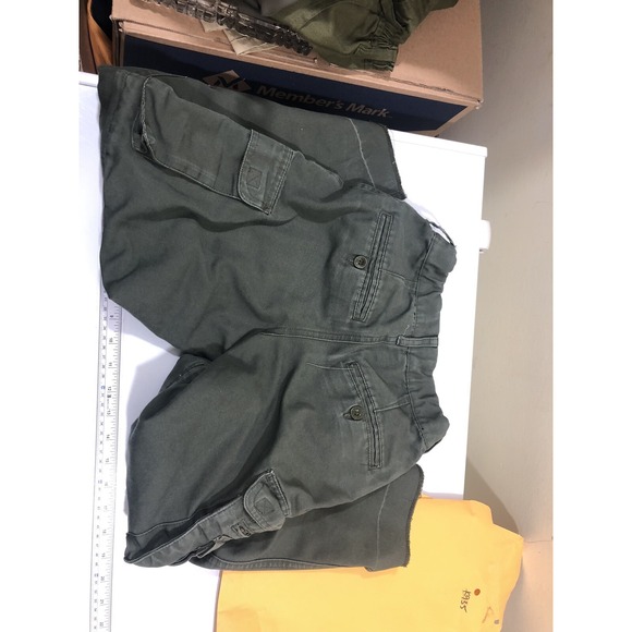 boy scout green Convertible uniform Pants Youth 6 22x22.5 Heavy Duty Canvas H103 - Picture 4 of 5